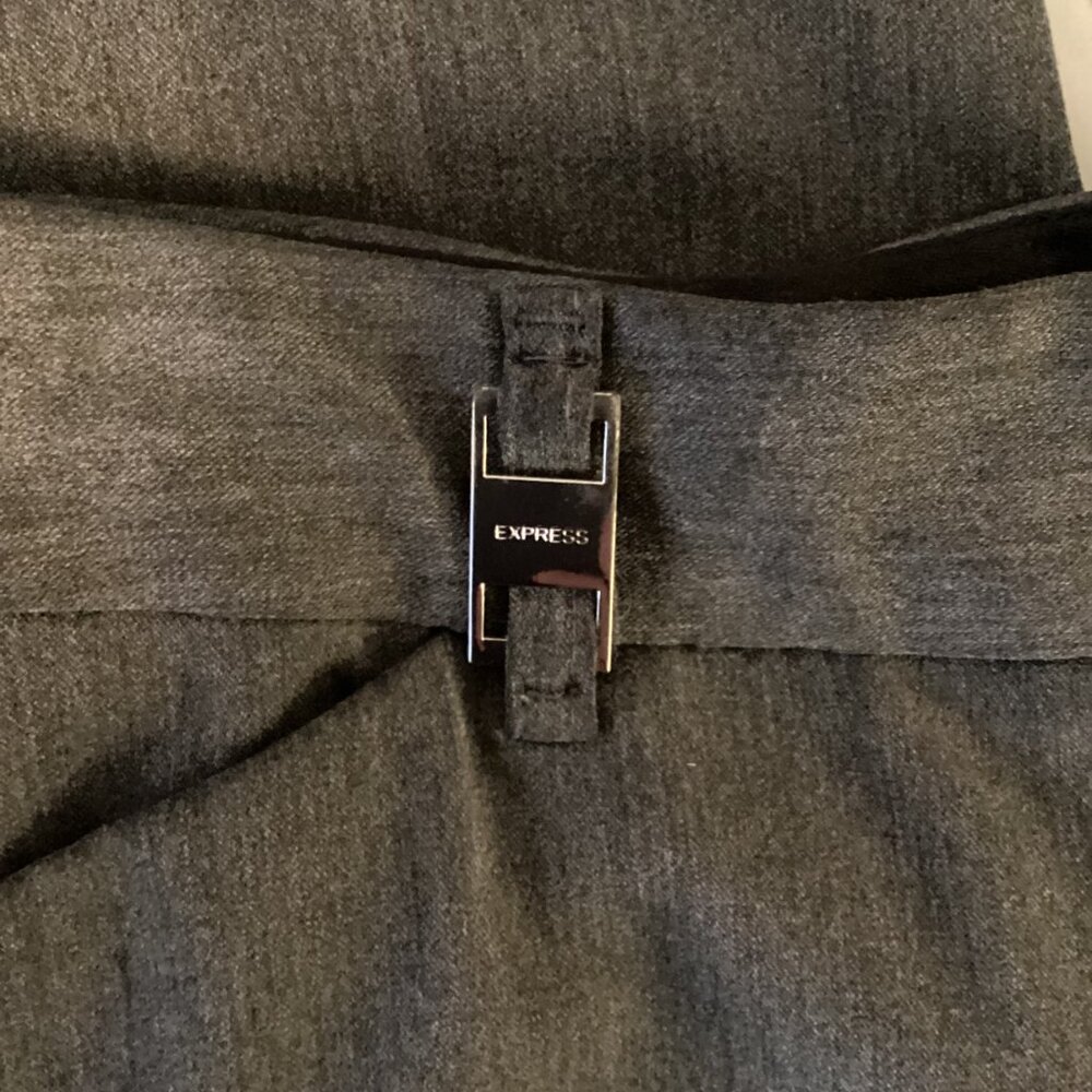 Express Editor Pants Gray Bootcut Work - image 8